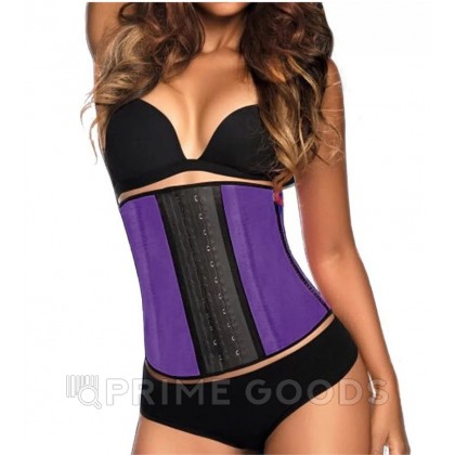 Эластичный утягивающий фиолетовый корсет под грудь, размер M от sex shop primegoods фото 4