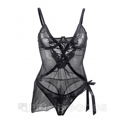 Бэби долл Elegant Black (3XL) от sex shop primegoods фото 2