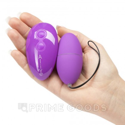 Виброяйцо Magic Egg фиолетовый с пультом ДУ от Alive от sex shop primegoods фото 7