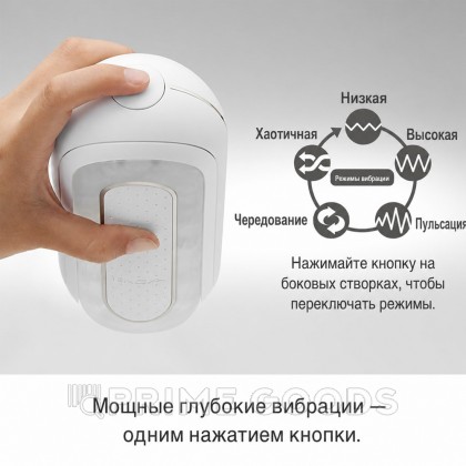 TENGA Мастурбатор Flip Zero с вибрацией белый от sex shop primegoods фото 4