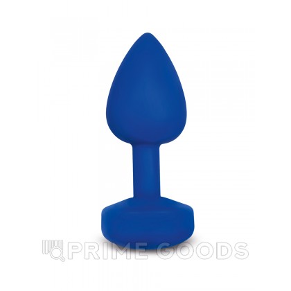 Маленькая дизайнерская анальная пробка с вибрацией Gvibe Gplug 8 см (ex. Fun Toys) ярко-синий от sex shop primegoods