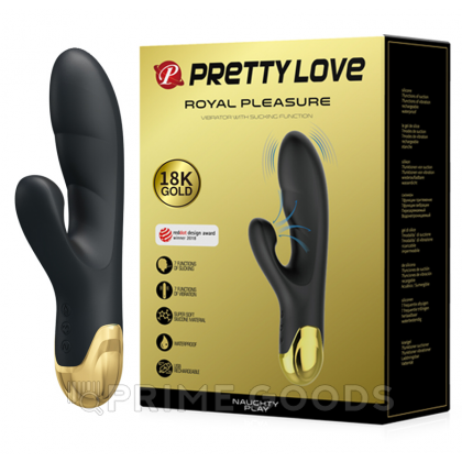 Вибратор с вакуумной стимуляцией клитора Royal Pleasure от sex shop primegoods