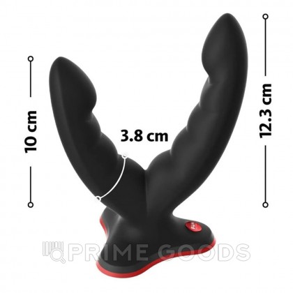 Двойной фаллоимитатор Ryde Fun Factory (черный) от sex shop primegoods фото 8