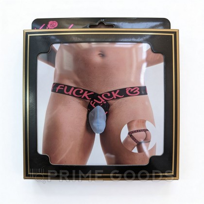 Мужские сексуальные трусики Fuck o'clock белые (XL) от sex shop primegoods фото 2