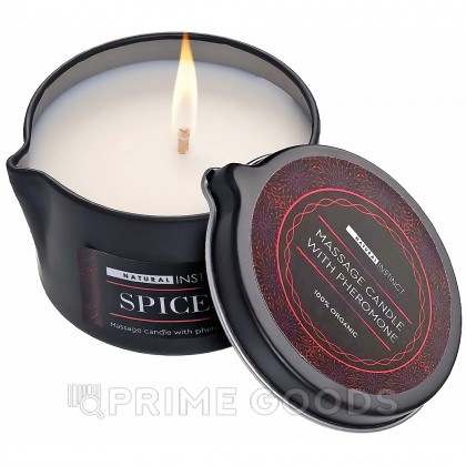 Массажная свеча Natural Instinct Spices (Специи) с феромонами 70 мл от sex shop primegoods