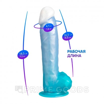 Фаллоимитатор Fantasy line Angel от Silexd голубой от sex shop primegoods фото 4