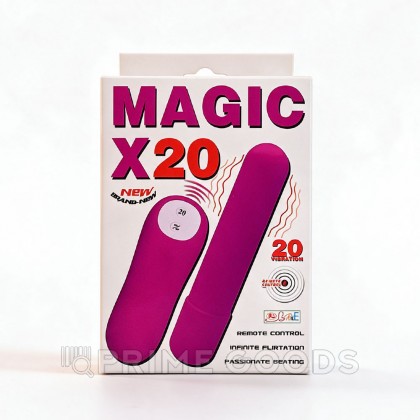 Вибропуля с ДУ «Magic X20» от Baile, розовая   от sex shop primegoods фото 7