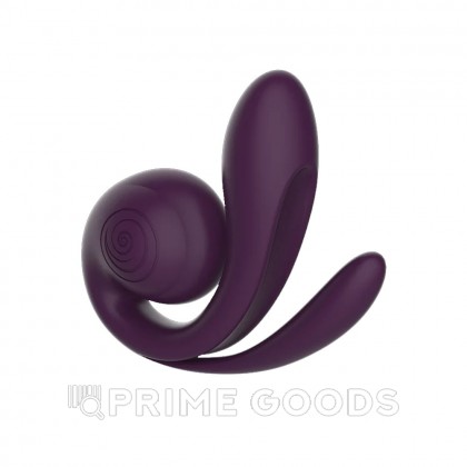 Вибратор с тройной стимуляцией SVibe Snail GIZI Pro виноградный (фиолетовый) от sex shop primegoods фото 6