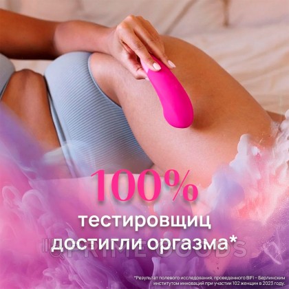 Бесконтактный клиторальный стимулятор Womanizer Enhance Vibrant Pink от sex shop primegoods фото 12