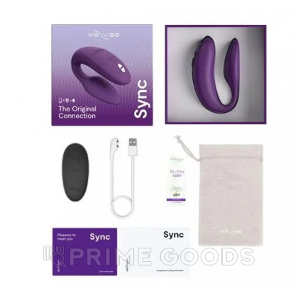 Вибратор для пар We-Vibe Sync 2 фиолетовый от sex shop primegoods фото 5