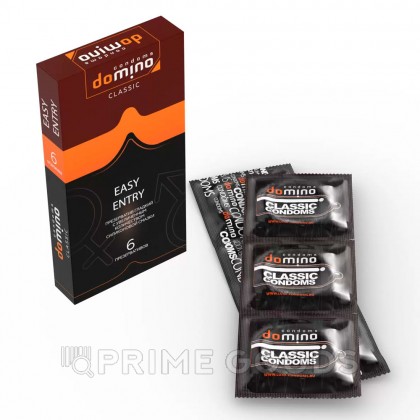 Презервативы Domino CLASSIC Easy Entry, с увеличенным объёмом смазки, 6 шт от sex shop primegoods фото 4