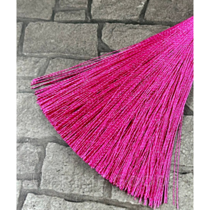 Зажимы на соски «вилки» с кисточками из шелка, бордовый - primegoods.kz фото 2 Зажимы на соски «вилки» с кисточками из шелка, бордовый от sex shop primegoods фото 2