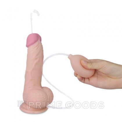Реалистичный фаллоимитатор Lovetoy (22,9×4,6 см) с имитацией семяизвержения от sex shop primegoods фото 9