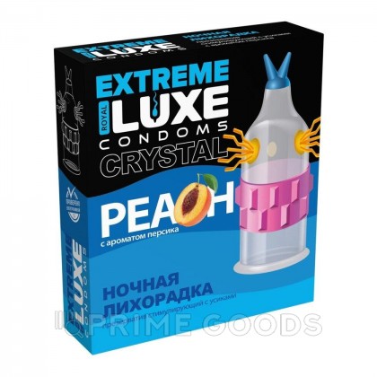 LUXE EXTREME НОЧНАЯ ЛИХОРАДКА - Презерватив с ароматом персика, 1 шт (прозрачный) от sex shop primegoods