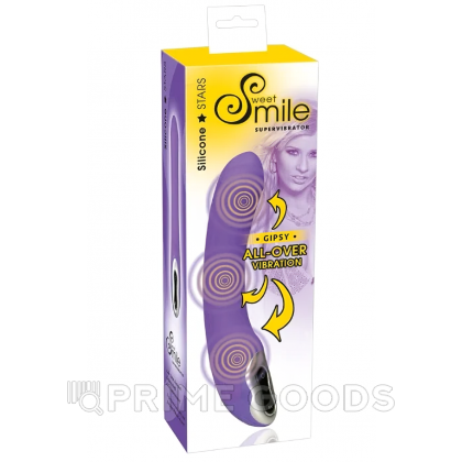 SMILE Вибратор Gipsy фиолетовый (3 виброэлемента) от sex shop primegoods