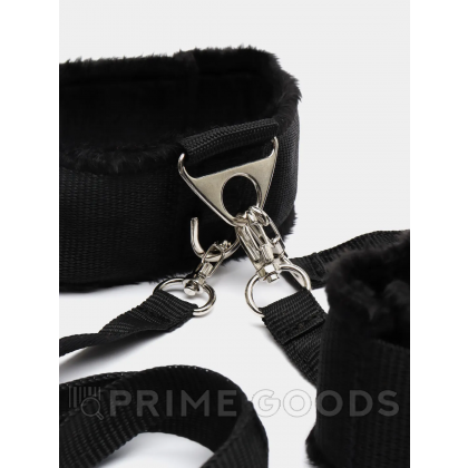 Комплект: ошейник, поводок, наручники Джага-Джага от sex shop primegoods фото 6