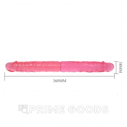 Двойной фаллоимитатор (розовый) от sex shop primegoods фото 5