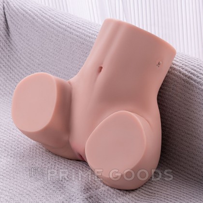 Реалистичный двойной мастурбатор с функцией фрикции Gina от sex shop primegoods фото 2