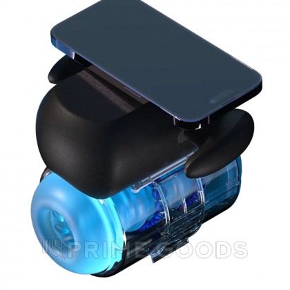 Инновационный робот-мастурбатор Black Knight с массажем бусинами от Amovibe от sex shop primegoods фото 10