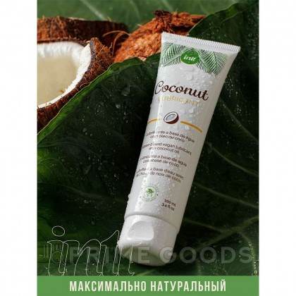 Лубрикант веганский Intt Coconut Lubrificante с кокосовым вкусом, 100 мл от sex shop primegoods фото 4