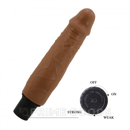 Реалистичный вибратор Waldorf Sliding skin (21,5*4 см) от sex shop primegoods фото 11