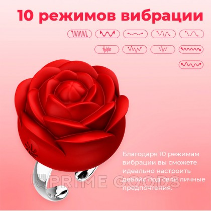 Вибратор на палец Роза от sex shop primegoods фото 7
