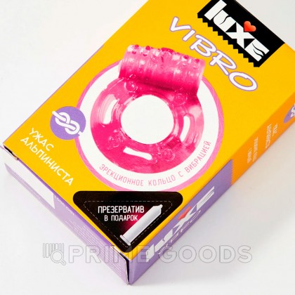 Виброкольцо LUXE VIBRO Ужас альпиниста (+ презерватив) от sex shop primegoods фото 4
