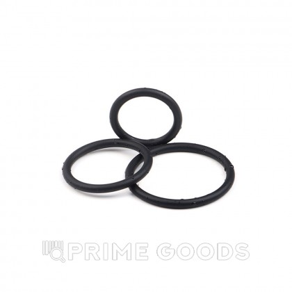 Набор силиконовых эрекционных колец (3 шт.) от sex shop primegoods фото 5