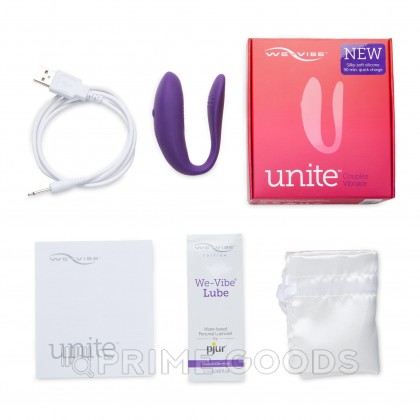 WE-VIBE Unite 2.0 Вибратор для пар фиолетовый от sex shop primegoods фото 7