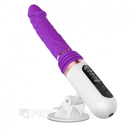Телескопический вибратор с дисплеем на подставке от sex shop primegoods фото 3
