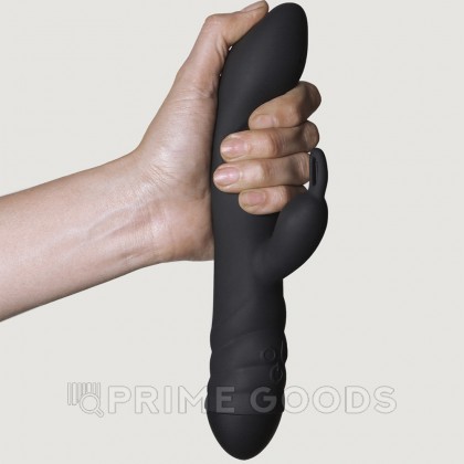 Вибратор-массажер с функцией ротации Twister черный от Adrien Lastic от sex shop primegoods фото 2