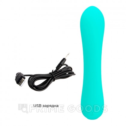 Вибратор Matt Super Soft (19 см) бирюзовый от sex shop primegoods фото 12