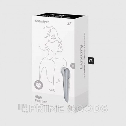 Алюминиевый клиторальный стимулятор Satisfyer High Fashion от sex shop primegoods фото 3