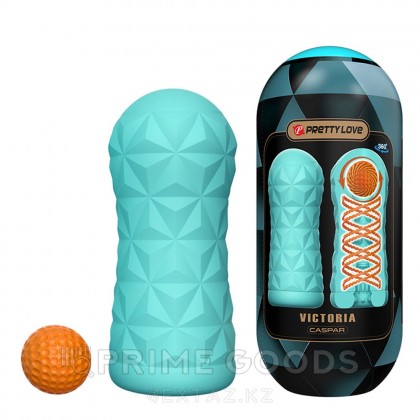 Компактный мастурбатор с внутренним стимуляторм Victoria caspar от sex shop primegoods фото 5