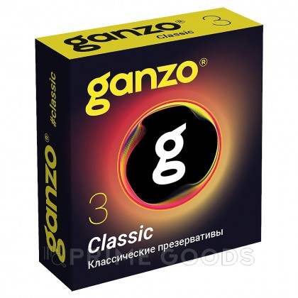 Презервативы классические Ganzo Classic Black Edition 3 шт. от sex shop primegoods