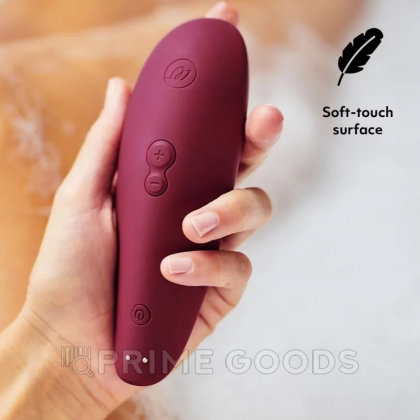 Стимулятор клиторальный Womanizer Classic-2, бесконтактный, бордовый от sex shop primegoods фото 3