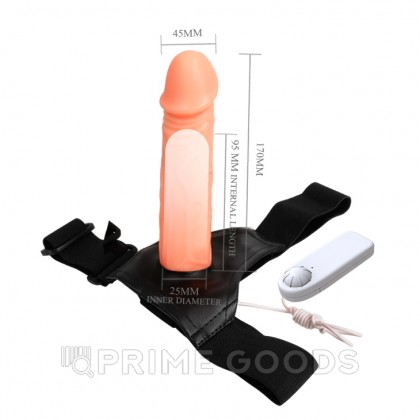 Фалопротез-страпон с вибрацией от sex shop primegoods фото 5