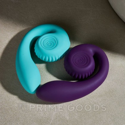 Двойной стимулятор точки G SVibe Snail GIZI цвет тиффани от sex shop primegoods фото 3