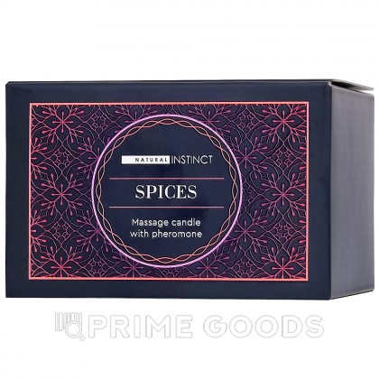 Массажная свеча Natural Instinct Spices (Специи) с феромонами 70 мл от sex shop primegoods фото 3