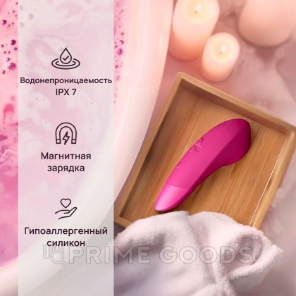 Бесконтактный клиторальный стимулятор Womanizer Enhance Vibrant Pink от sex shop primegoods фото 14