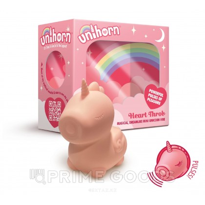 Вибромассажер Unihorn - Heart Throb с режимом пульсации от sex shop primegoods фото 2