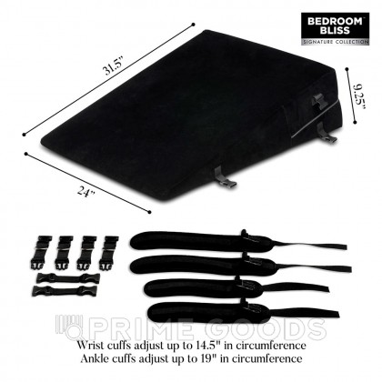 Подушка для секса с наручниками Bedroom bliss от sex shop primegoods фото 5