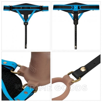 Расширенный набор страпона Ingen 10 (пояс, реалистичный полый дилдо и втулка) XS/S/M от sex shop primegoods фото 4