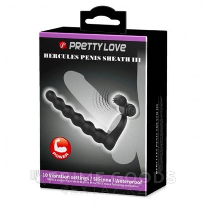 Эрекционное кольцо с вибропулей и анальным стимулятором от sex shop primegoods фото 2