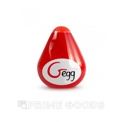 Gvibe Gegg Red - мастурбатор яйцо, 6.5х5 см (красный) от sex shop primegoods