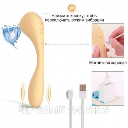 Вакуумный вагинально-клиторальный стимулятор Bobi Yellow от Magic Motion от sex shop primegoods фото 12