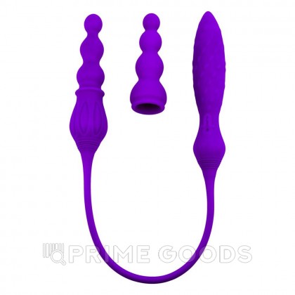 Двойной вибратор Adrien Lastic 2X с пультом ДУ от sex shop primegoods фото 5