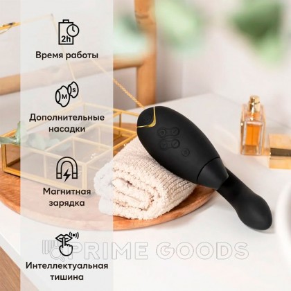 Бесконтактный клиторальный стимулятор Womanizer Duo 2, черный от sex shop primegoods фото 14