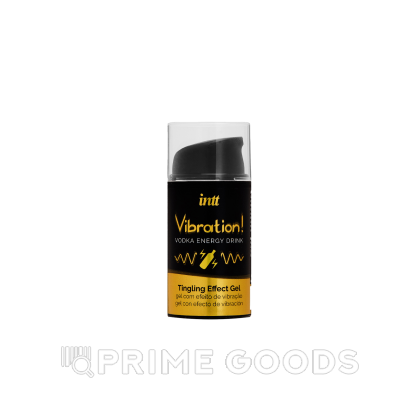 Возбуждающий гель с эффектом вибрации Vibration! Vodka energy от INTT 15 мл от sex shop primegoods