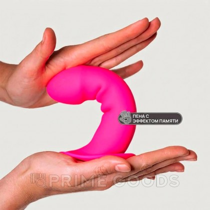 Фаллоимитатор Adrien Lastic Hitsens 2 (16,8×4 см) с двойной плотностью, розовый от sex shop primegoods фото 5
